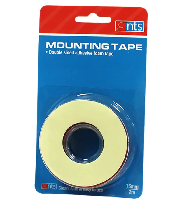 NTS Double Sided Mounting Tape 15mm x 2m