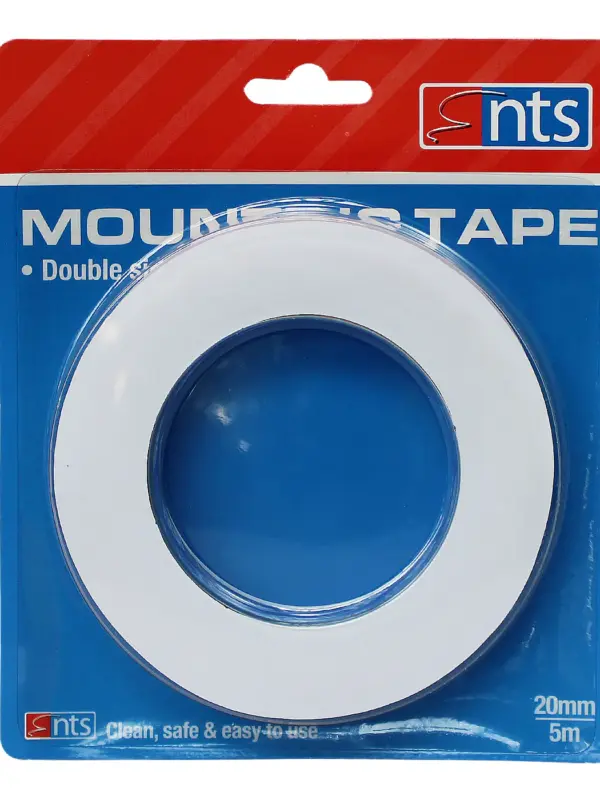 NTS Double Sided Mounting Tape 20mm x 5m