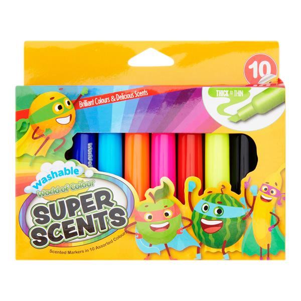 WOC Washable Super Scents Markers (10)