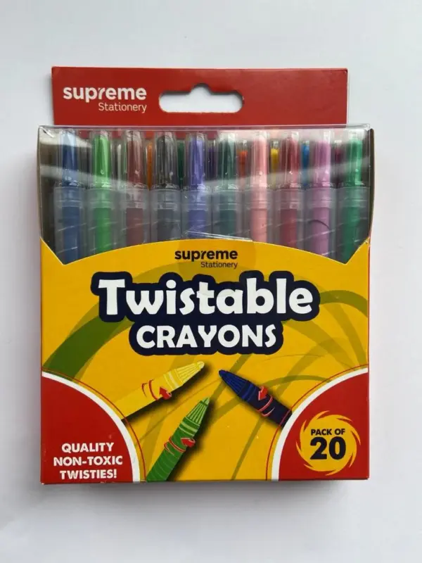 Supreme Mini Twistable Crayons (24)
