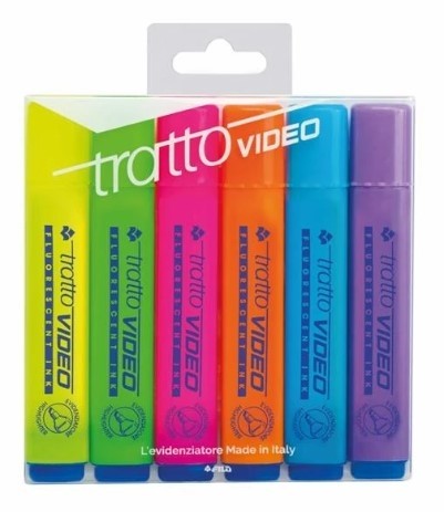 Tratto Neon Highlighters (6)
