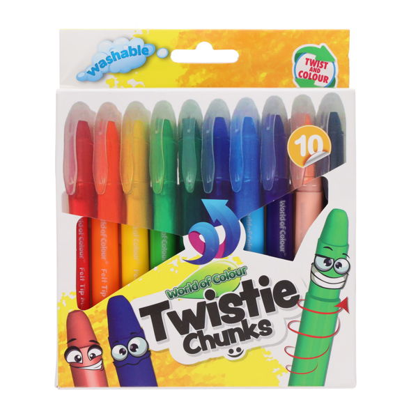 WOC Twistie Chunk Crayons (10)