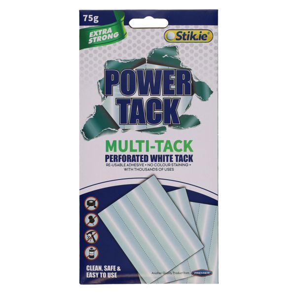 Stik.ie Power Tack 75g - White