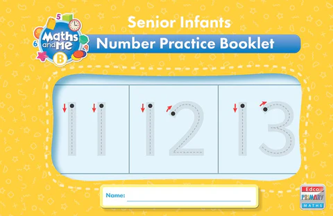 Maths & Me B Number Practice Booklet - Senior Infants
