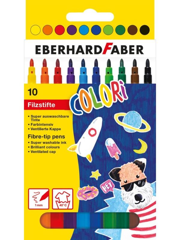Eberhard Faber Colori Fibre Tip Pens (12)