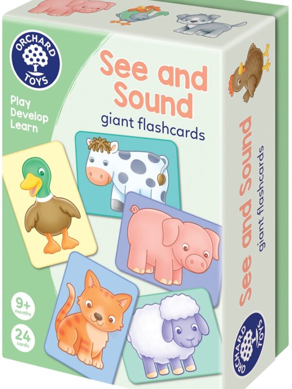 Orchard Toys See and Sound Giant Flashcards