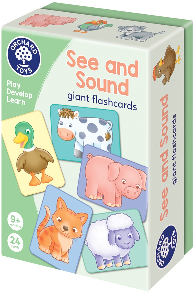 Orchard Toys See and Sound Giant Flashcards